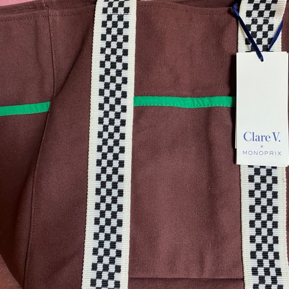 New Clare V Brown Le Box Tote - Picture 3 of 15